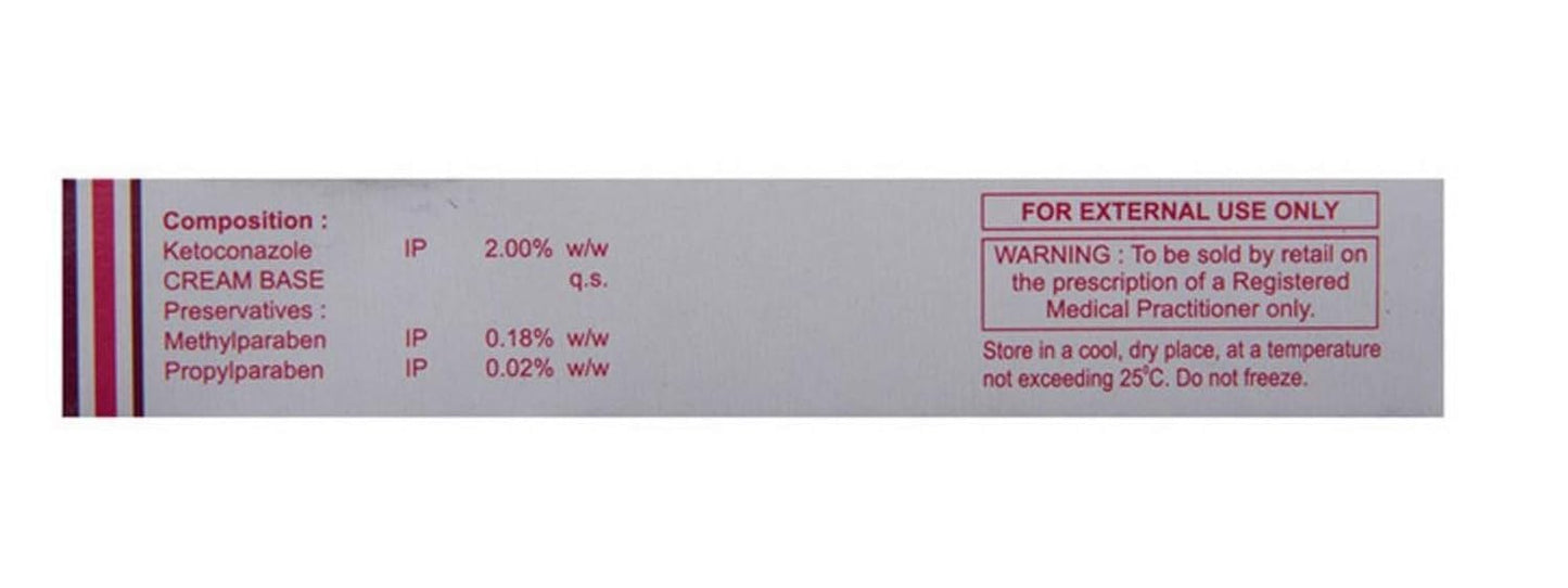 Antifungal Ketoconazole 2% Cream