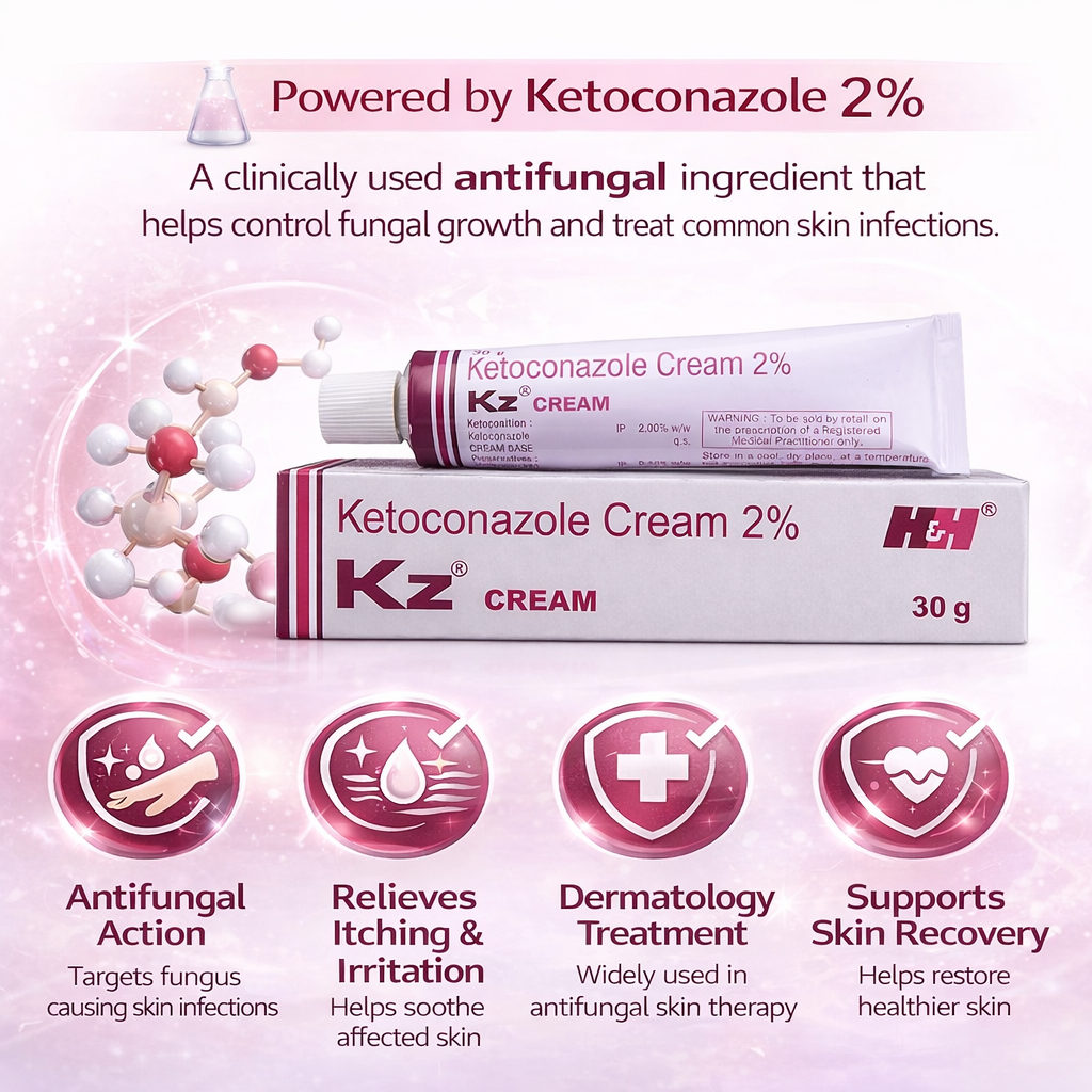 Antifungal Ketoconazole 2% Cream