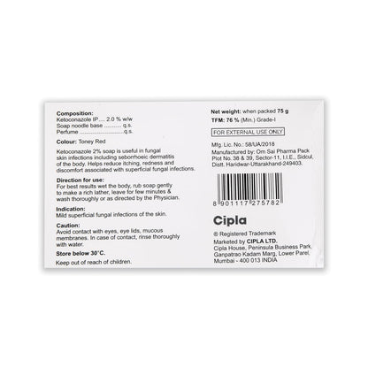 Ketocip Ketoconazole 2% Soap